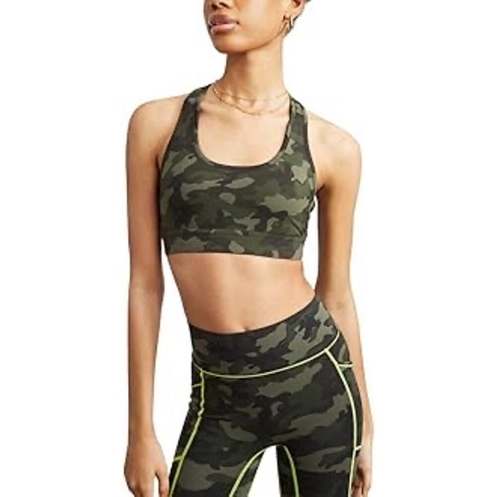 $68 All Access Revolve Front Row Bra in Camo - Medium